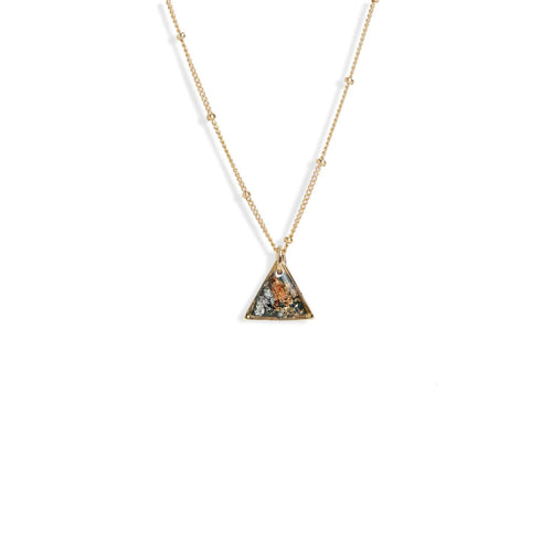 Small Triangle Fall Necklace - Kate Koel