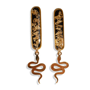Snake Dangle Earrings - Kate Koel