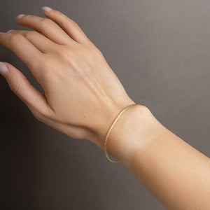 Bold handcrafted snake skin textured cuff bracelet in mixed metals with adjustable fit by Kate Koel