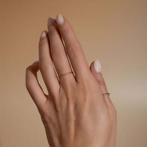 Snake Skin Textured Ring - Kate Koel