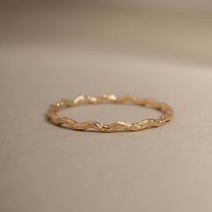Snake Skin Textured Ring - Kate Koel