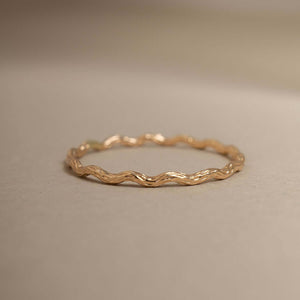 Snake Skin Textured Ring - Kate Koel