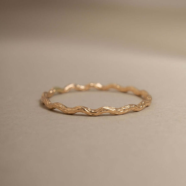 Snake Skin Textured Ring - Kate Koel