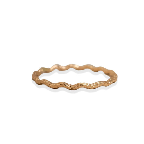 Snake Skin Textured Ring - Kate Koel