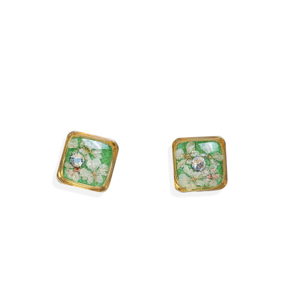Square Flower Earrings - Kate Koel