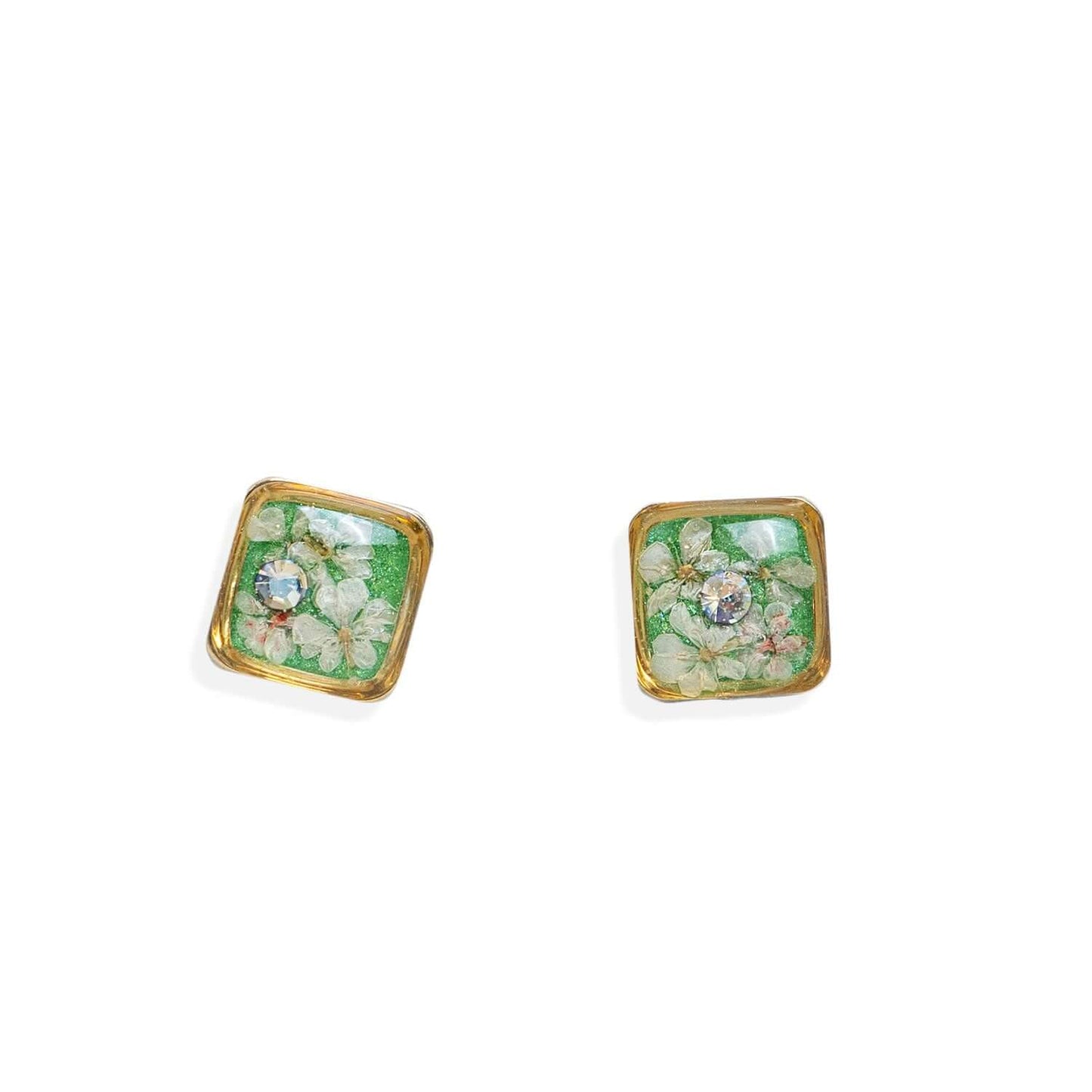 Square Flower Earrings - Kate Koel