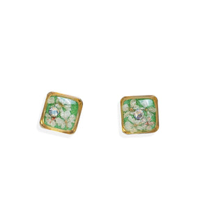 Square Flower Earrings - Kate Koel