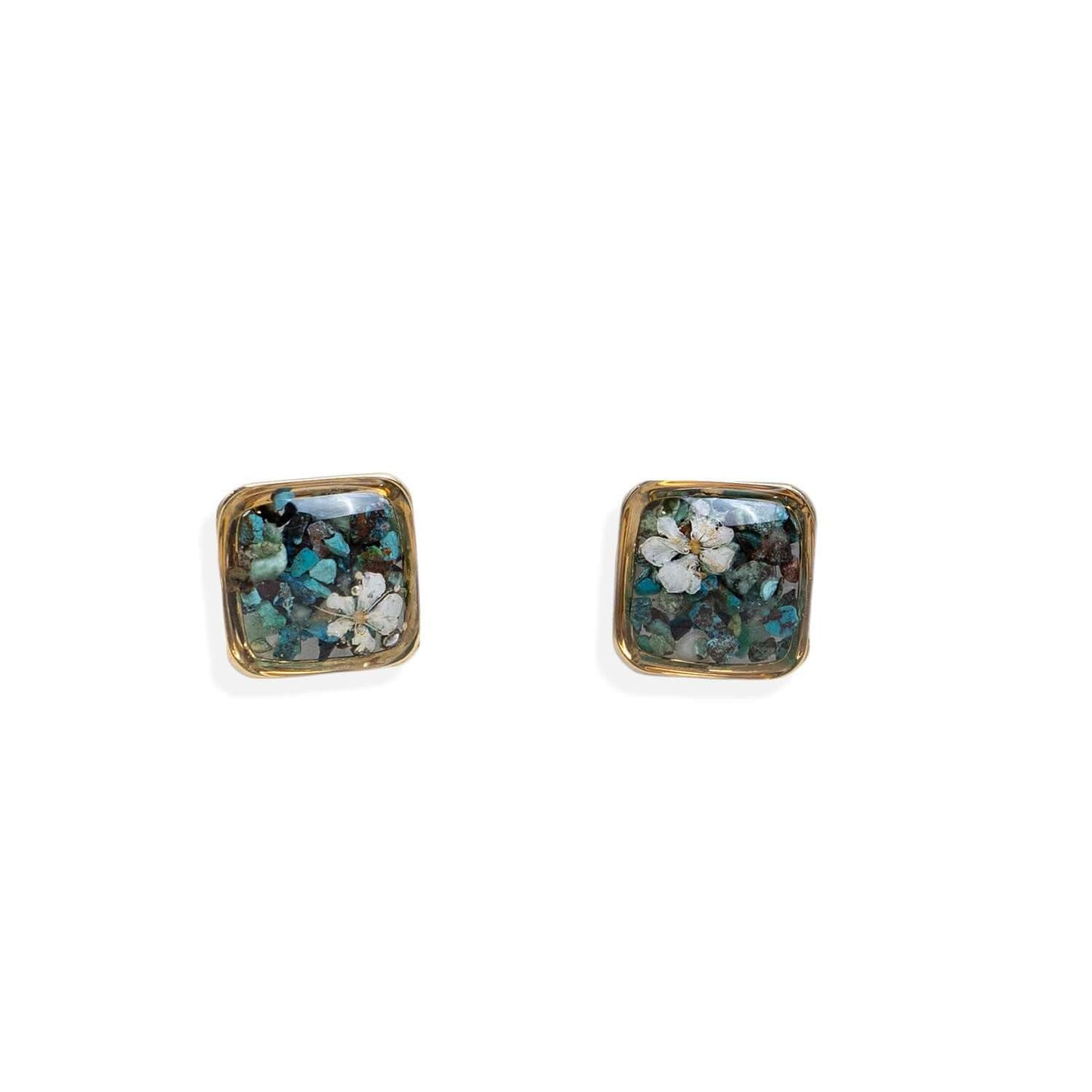 Square Flower Earrings - Kate Koel