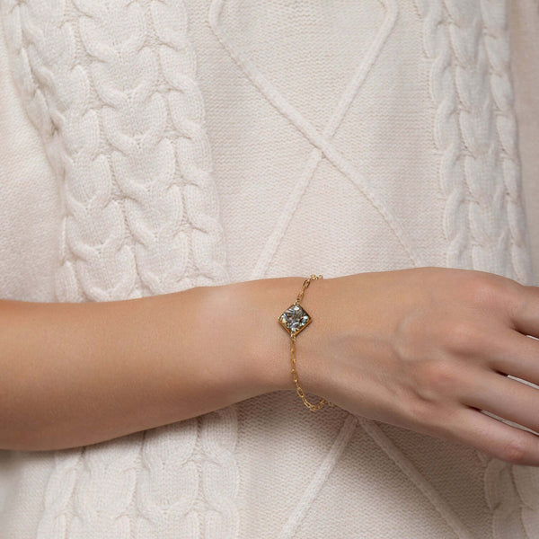 Square Gem Bracelet - Kate Koel
