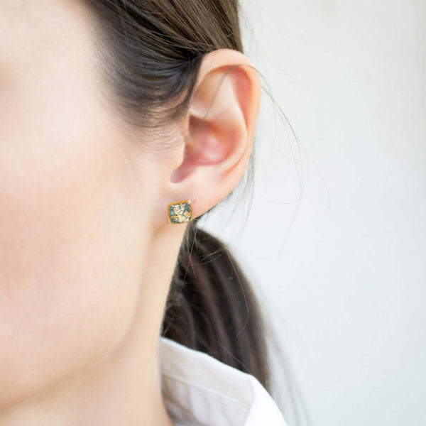 Square Stud Earrings - Kate Koel