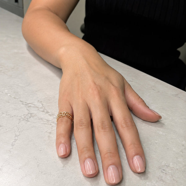 Stacking Gold Romantic Ring Set