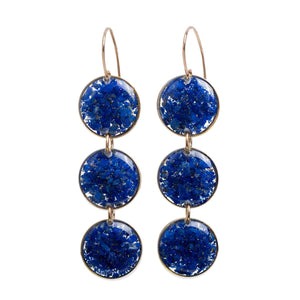 Statement Gem Round Earrings - Kate Koel