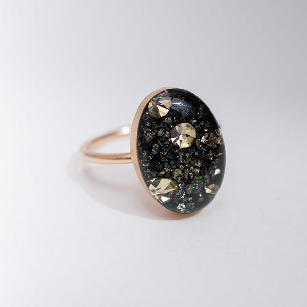 Statement Oval Galaxy Ring - Kate Koel