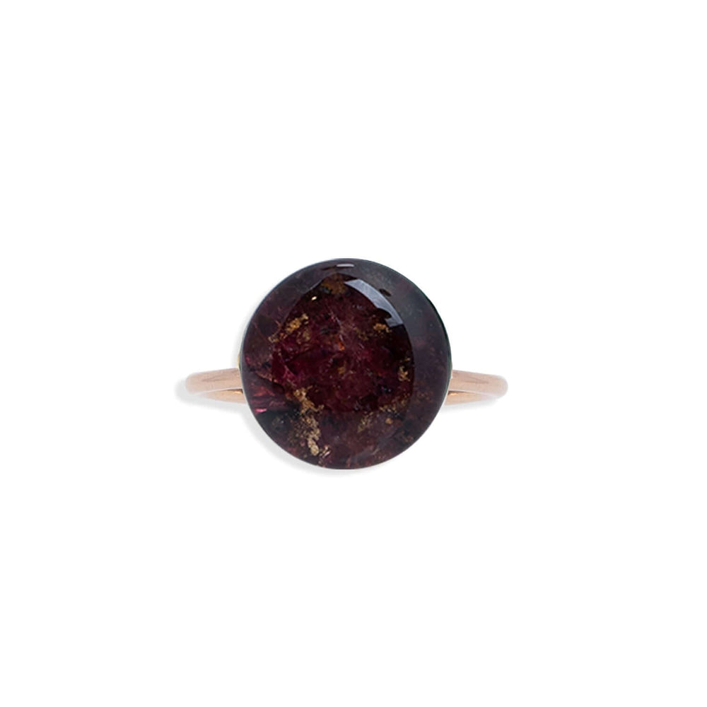 Statement Round Ocean Blue Ring - Kate Koel