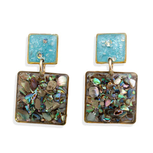 Statement Square Earrings - Kate Koel