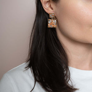 Statement Square Earrings - Kate Koel