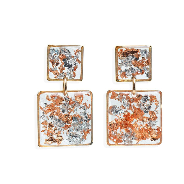 Statement Square Earrings - Kate Koel