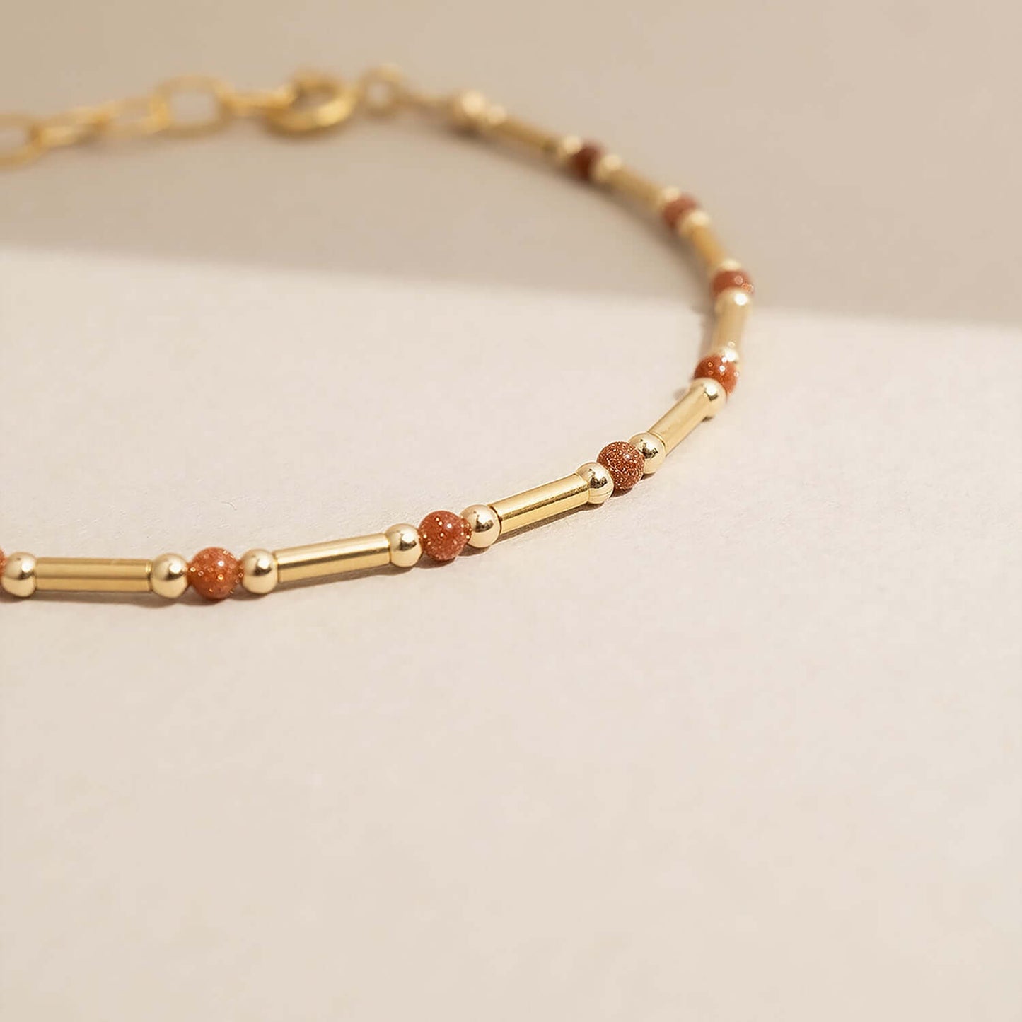 Sunstone Beaded Bracelet - Kate Koel