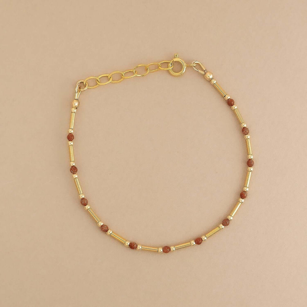 Sunstone Beaded Bracelet - Kate Koel