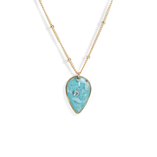 Teardrop Gem Necklace - Kate Koel