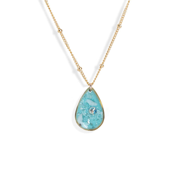 Teardrop Gem Necklace - Kate Koel