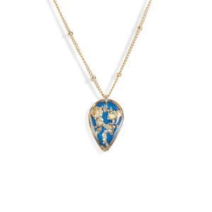 Teardrop Shimmer Foils Necklace - Kate Koel