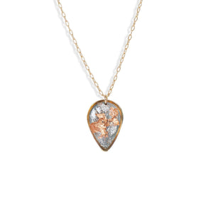 Teardrop Shimmer Foils Necklace - Kate Koel