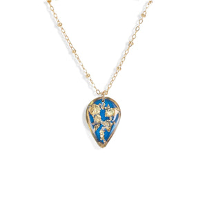 Teardrop Shimmer Foils Necklace - Kate Koel