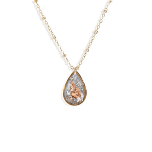 Teardrop Shimmer Foils Necklace - Kate Koel