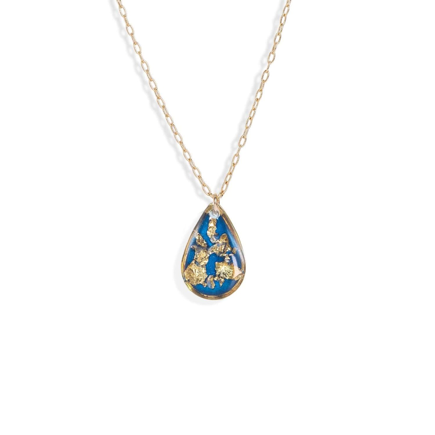Teardrop Shimmer Foils Necklace - Kate Koel