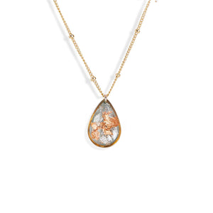 Teardrop Shimmer Foils Necklace - Kate Koel