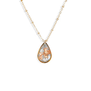 Teardrop Shimmer Foils Necklace - Kate Koel