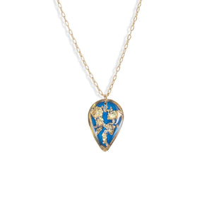 Teardrop Shimmer Foils Necklace - Kate Koel