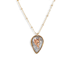 Teardrop Shimmer Foils Necklace - Kate Koel