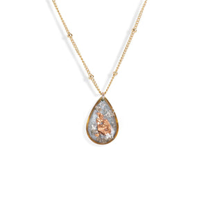 Teardrop Shimmer Foils Necklace - Kate Koel