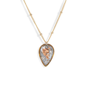 Teardrop Shimmer Foils Necklace - Kate Koel