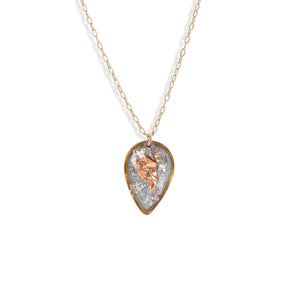 Teardrop Shimmer Foils Necklace - Kate Koel