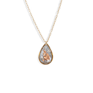 Teardrop Shimmer Foils Necklace - Kate Koel