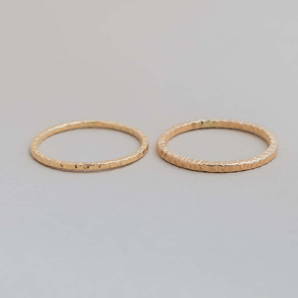 Textured Oat Grain stacking ring - Kate Koel