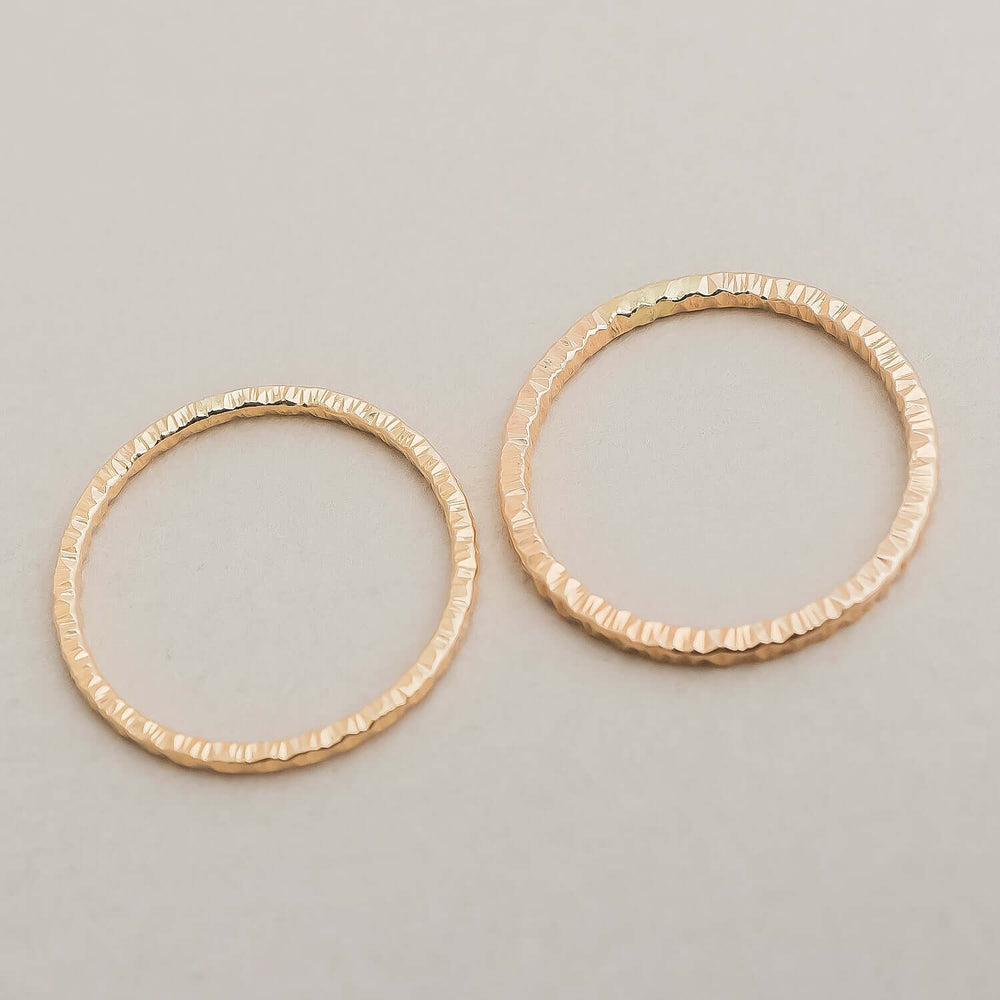 Textured Oat Grain stacking ring - Kate Koel