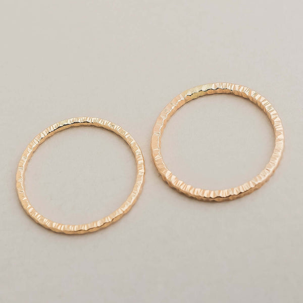 Textured Oat Grain stacking ring - Kate Koel