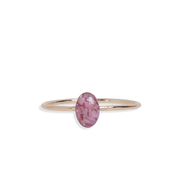 Tiny Oval Ring - Kate Koel