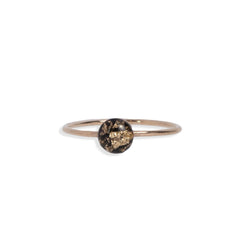Tiny Shimmer Foil Round Ring - Kate Koel