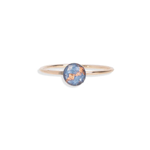 Tiny Vanilla Sky Round Ring - Kate Koel
