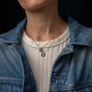 Violet Floral Round Necklace - Kate Koel