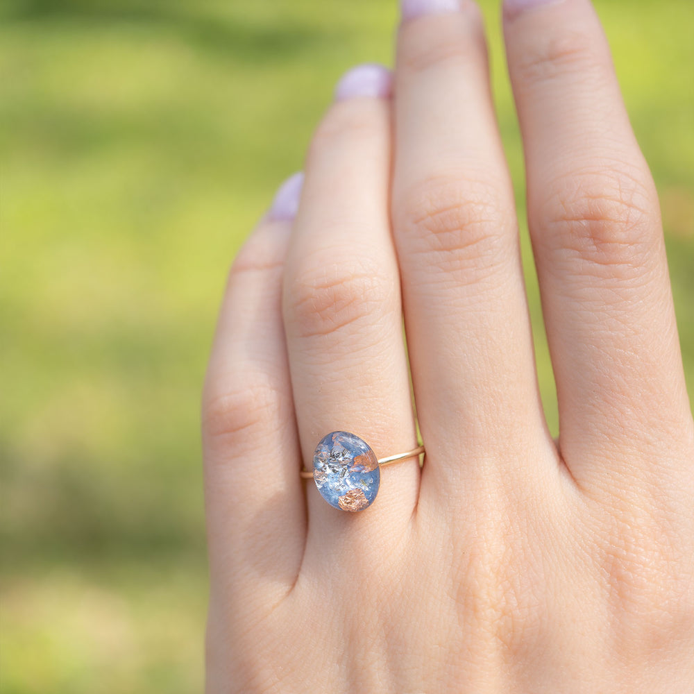 
                      
                        Blue Mix Oval RingVanilla Sky Oval Ring
                      
                    