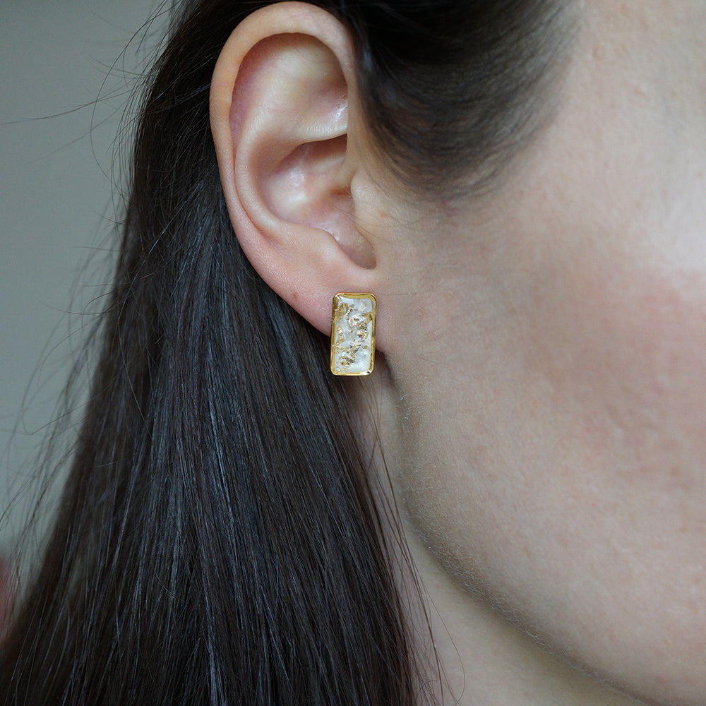 
                  
                    Earrings with Gold leaf
                  
                