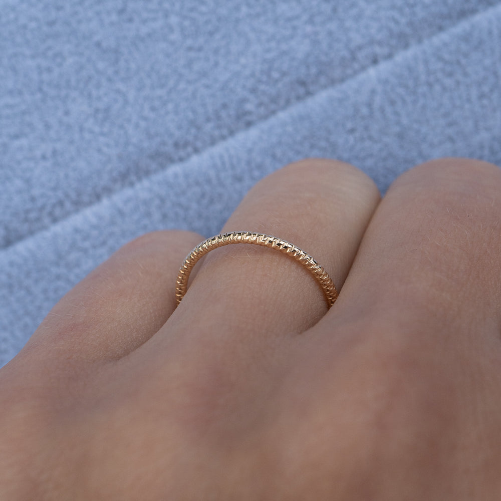 Textured Birch ring