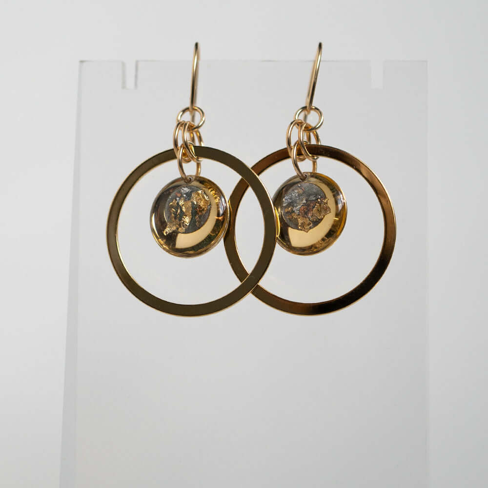 Dangling Fall Eclipse Orbit Earrings - Kate Koel