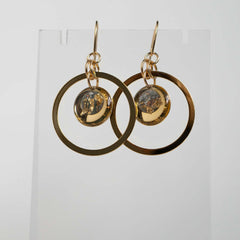 Dangling Fall Eclipse Orbit Earrings - Kate Koel